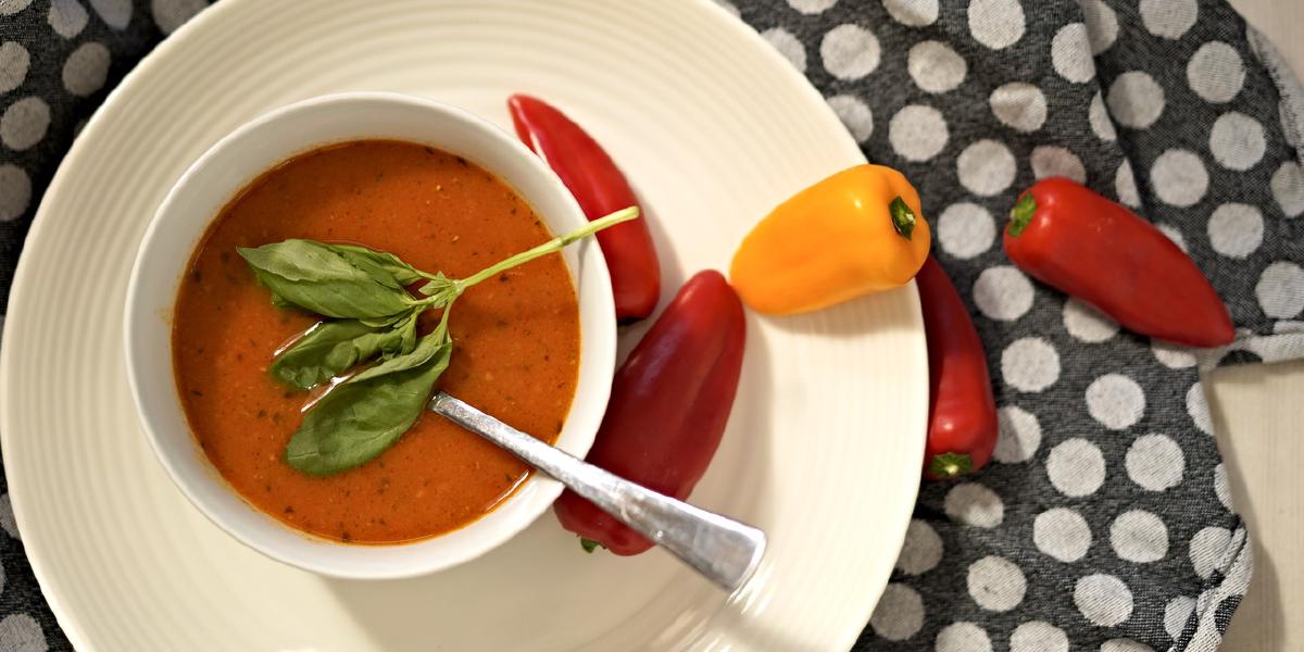 Paprika-tomatensoep